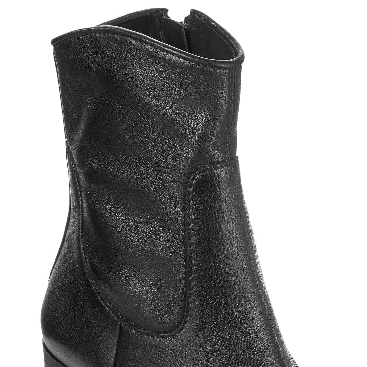 Bottine en cuir noir, MARCO TOZZI
