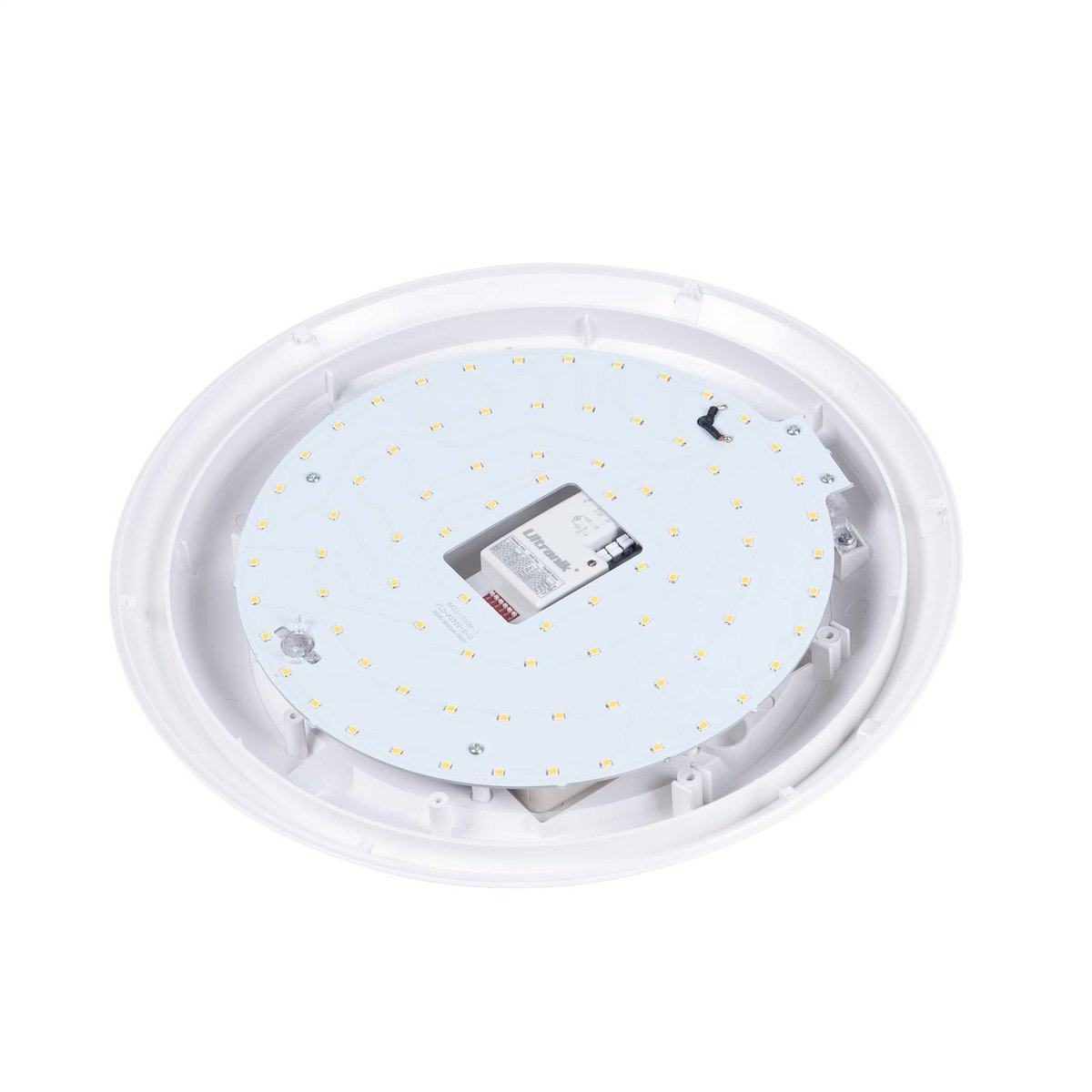 Plafonnier extérieur moderneLED, Naira blanc (ral 9003), blanc, LINDBY