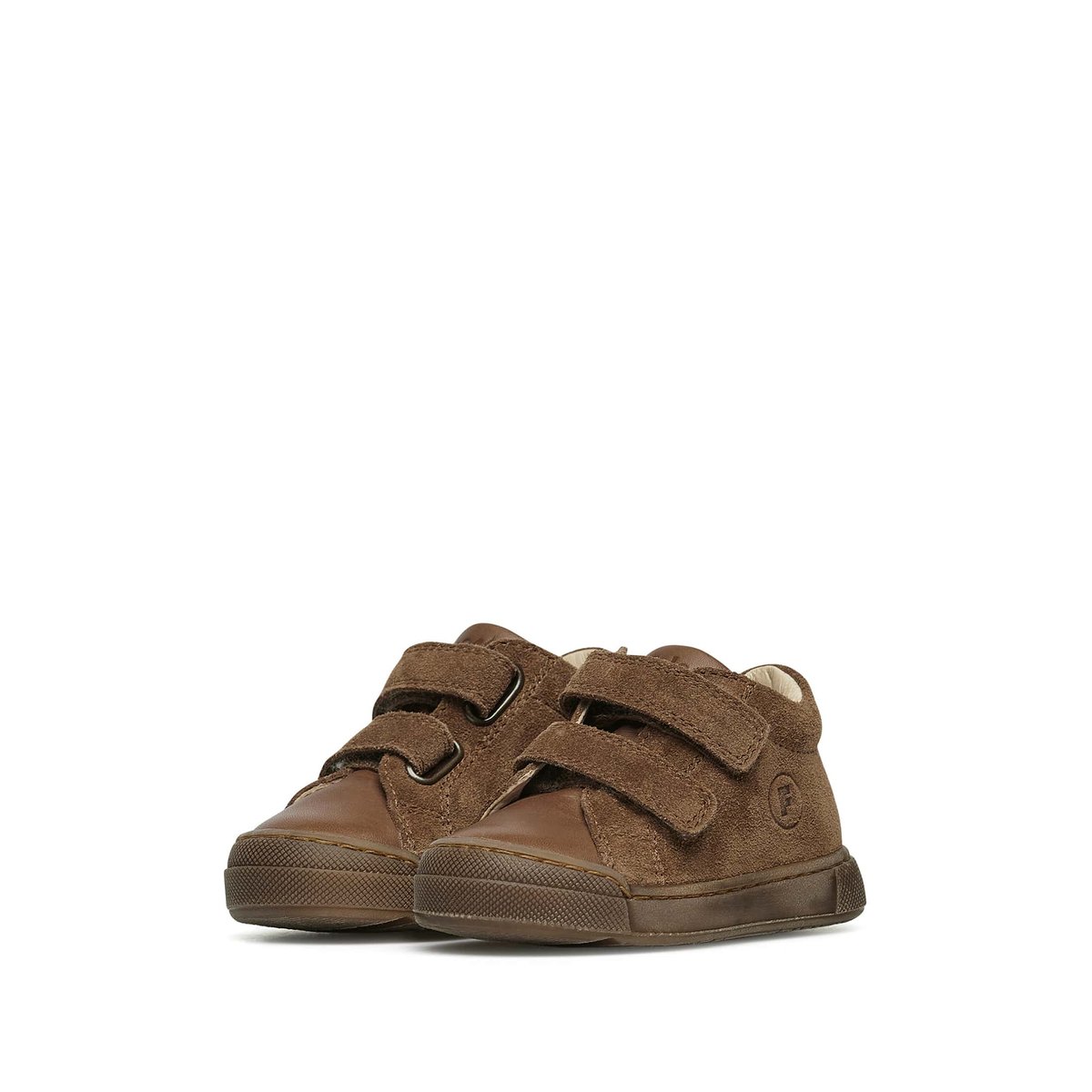 Baskets en cuir et suède SNOPES VL marron, FALCOTTO