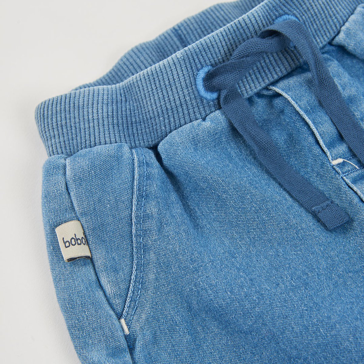 Pantalon bébé garçon denim bleu, BOBOLI