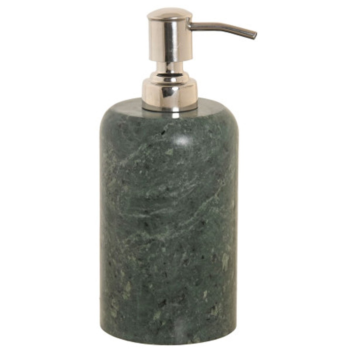 Distributeur de savon en marbre vert 7.5x7.5x18cm vert, WADIGA