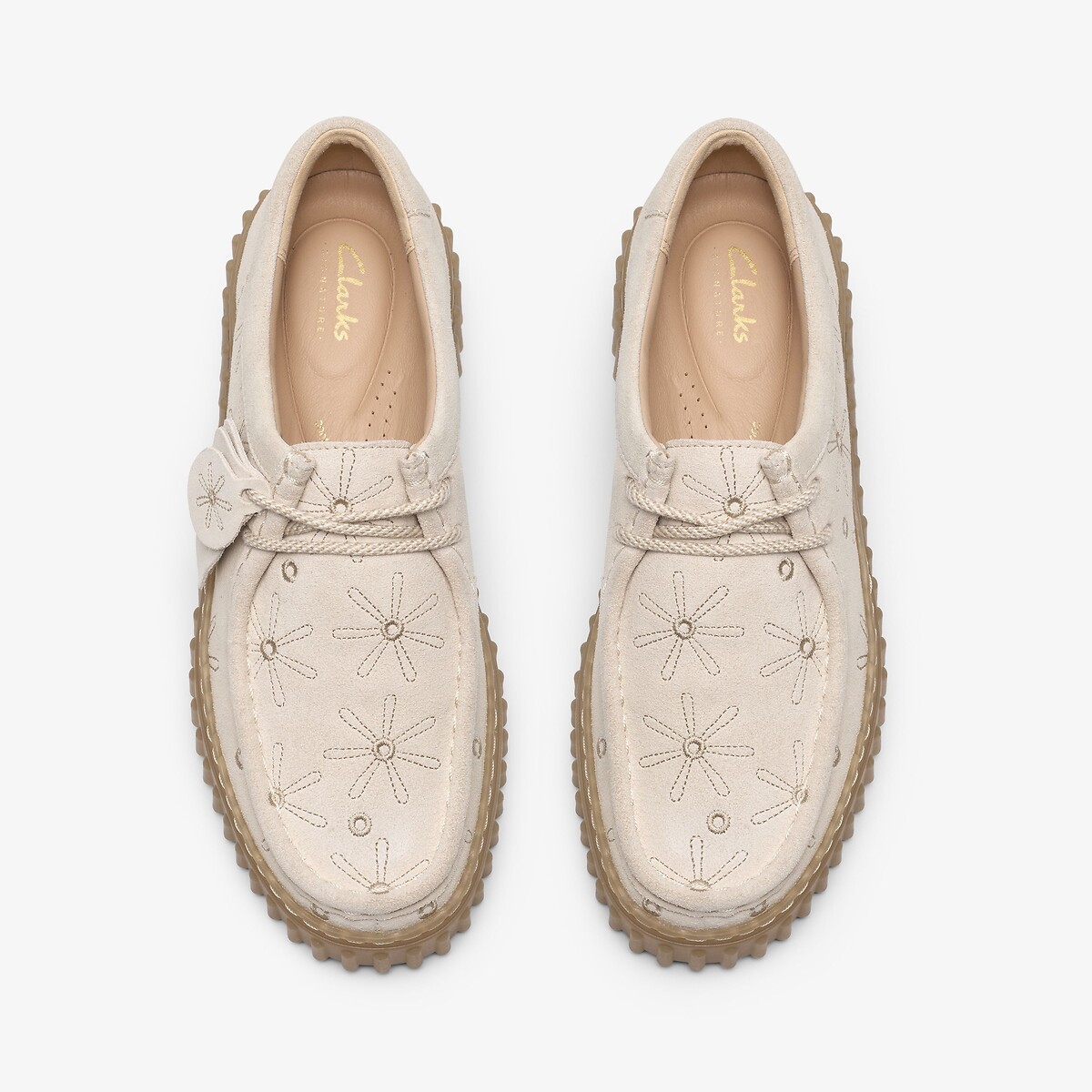 Scarpe in pelle ricamata, TORHILL BEE crema, CLARKS