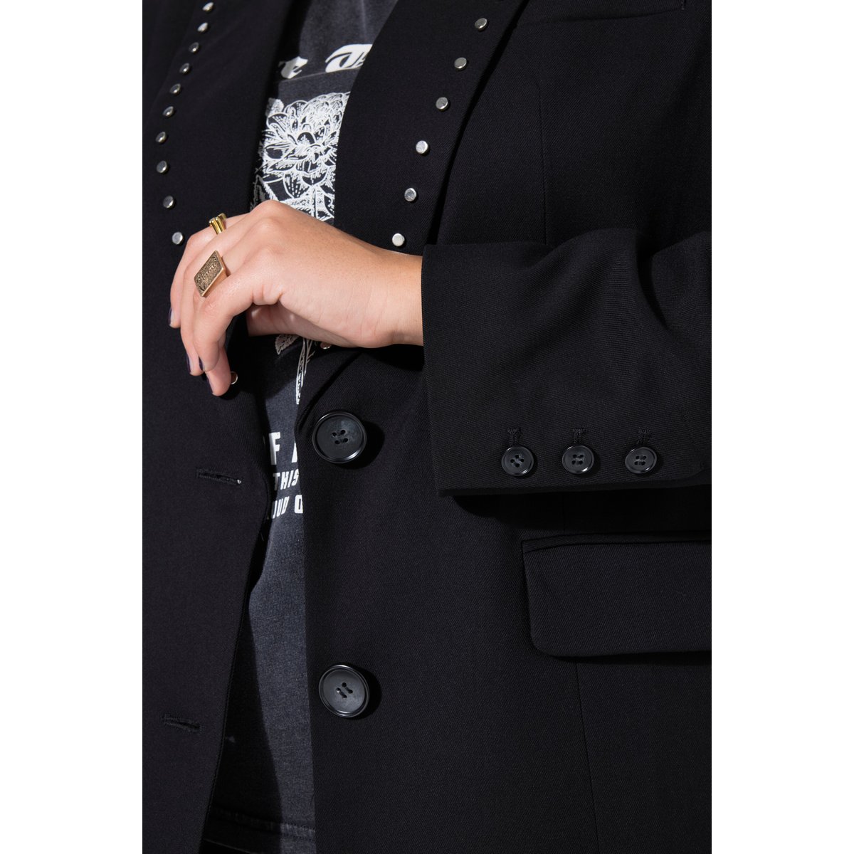 Blazer oversize noir, STUDIO UNTOLD