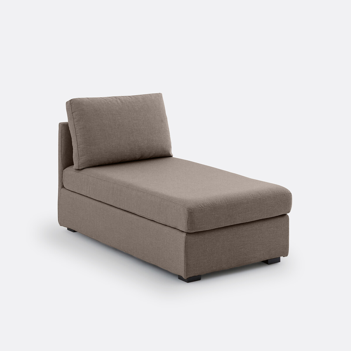 Longchair gemêleerd, Robin taupe , SO'HOME