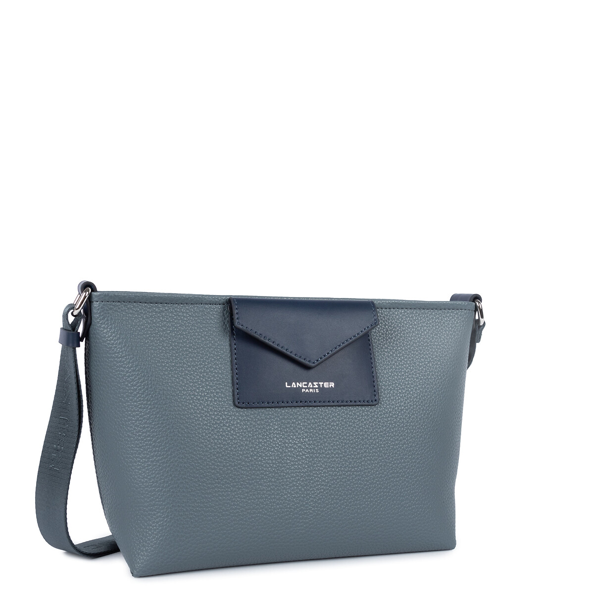 Sac trotteur zippé, MAYA DOUBLE KBA bleu givre, LANCASTER