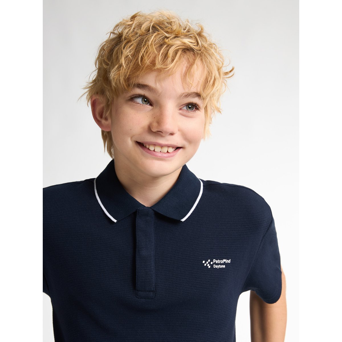 Polo classique caribbean bleu navy blue, PETROL INDUSTRIES