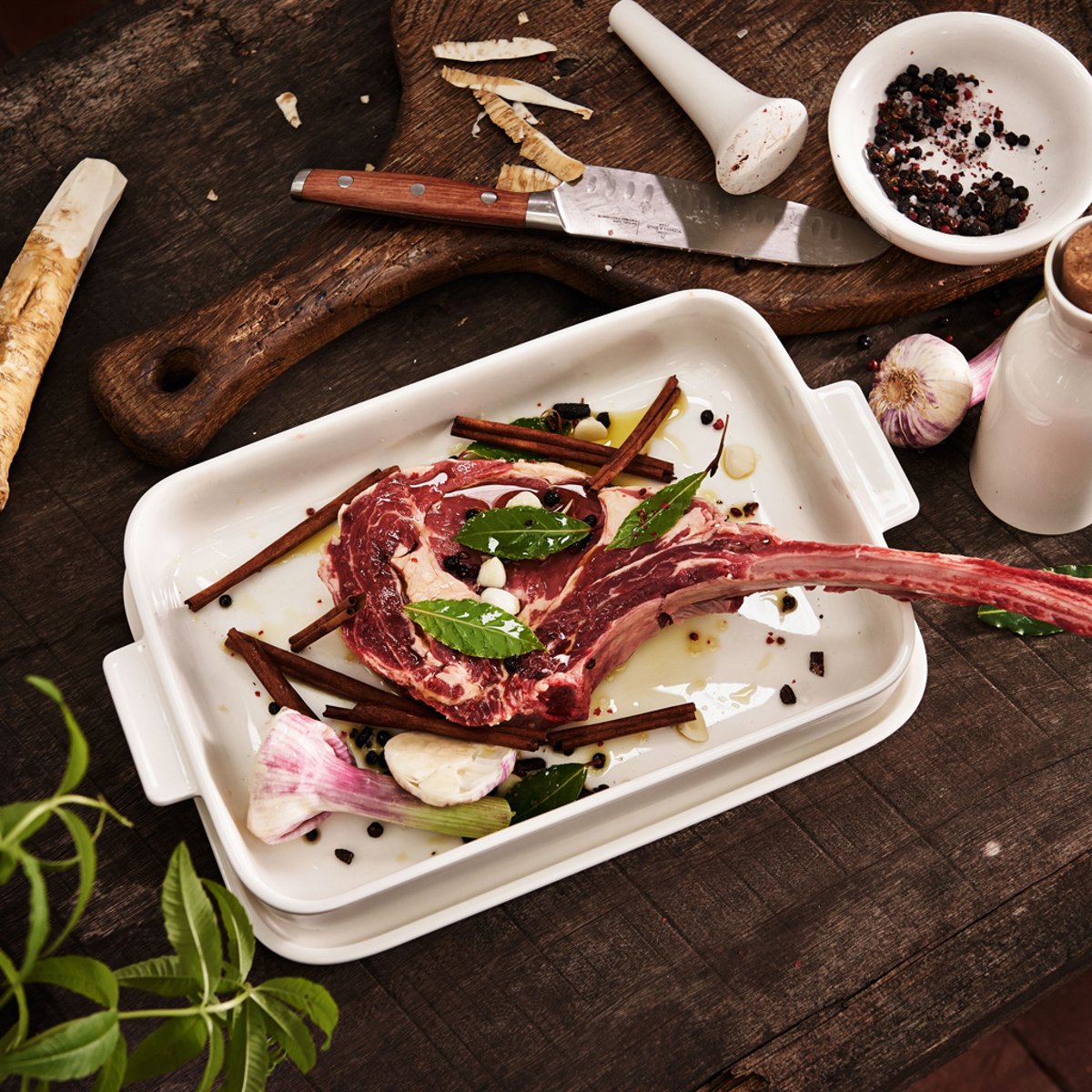 Plat À Four Rectangulaire CLEVER COOKING blanc, VILLEROY & BOCH