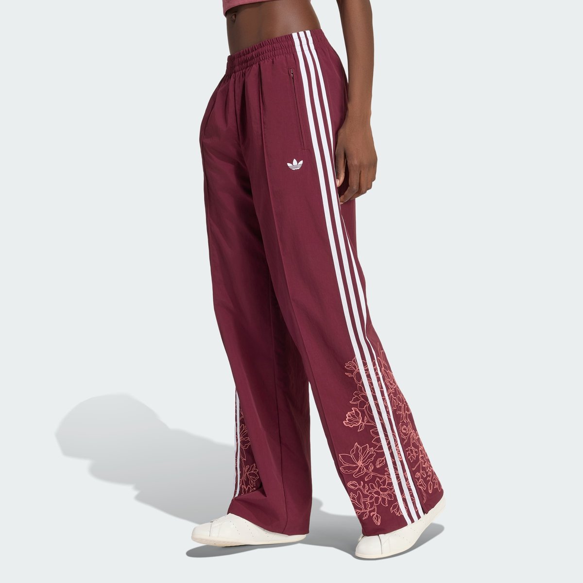 Pantalon De Survêtement Large Floral Gfx Firebird Pantalon De Survêtement Large Floral Gfx Firebird maroon, adidas Originals