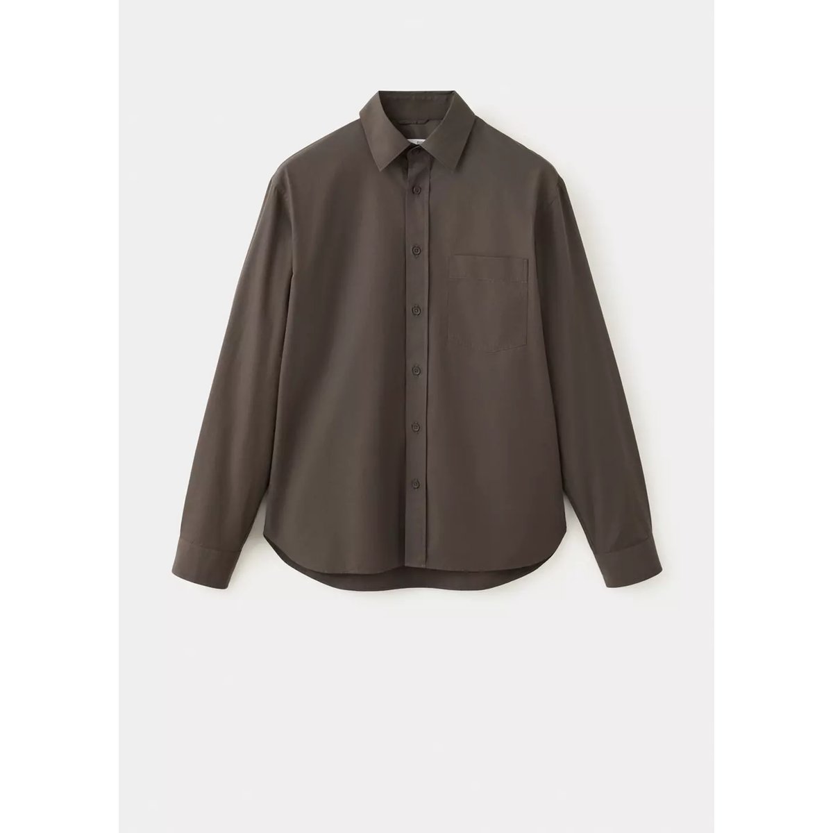 Chemise relaxed fit 100 % coton chocolat, MANGO MAN