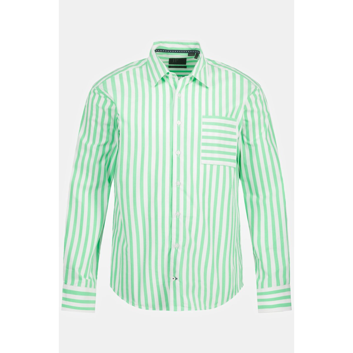 Chemise Modern Fit à rayures vert clair, JP1880