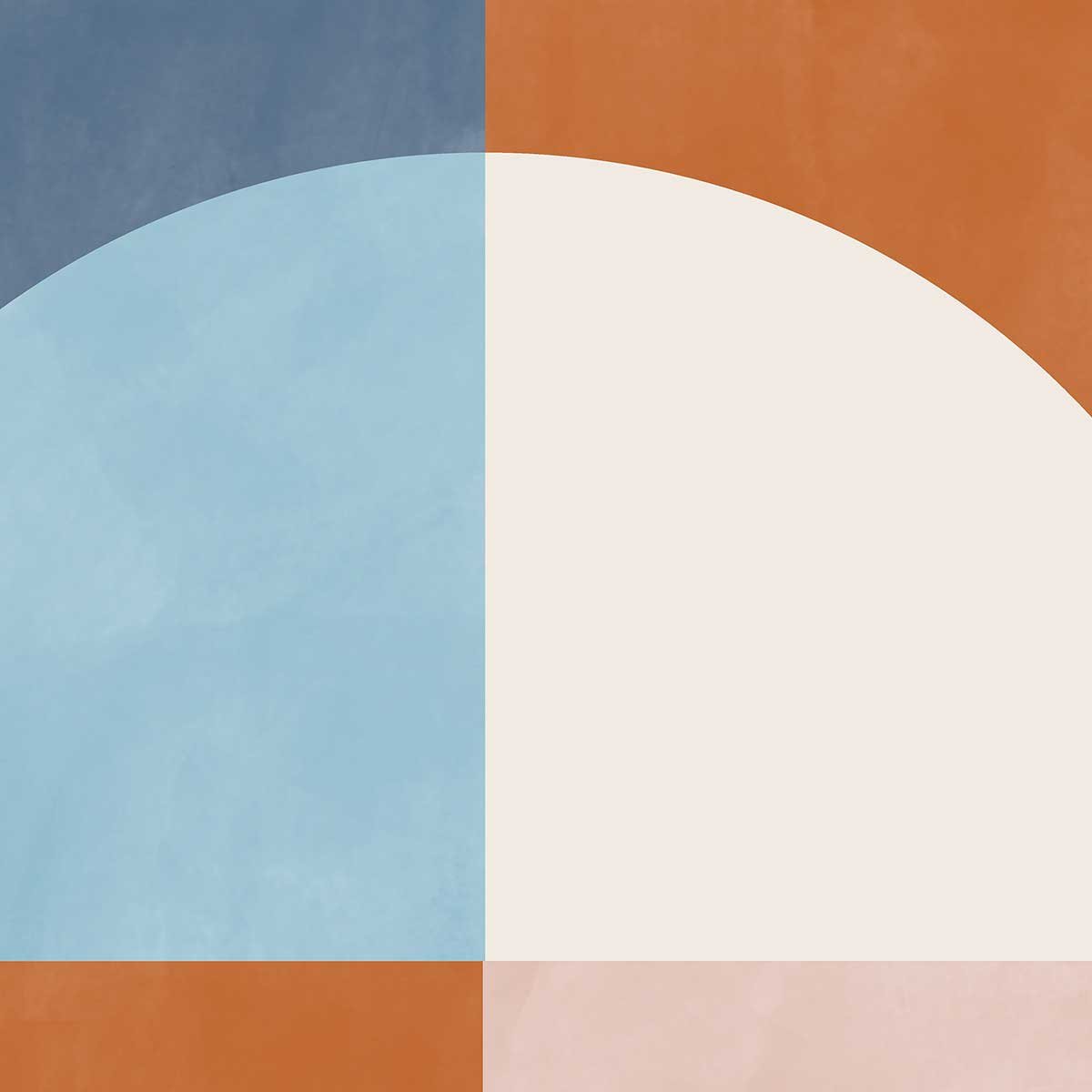 Papier peint bleu intissé, HEXOA