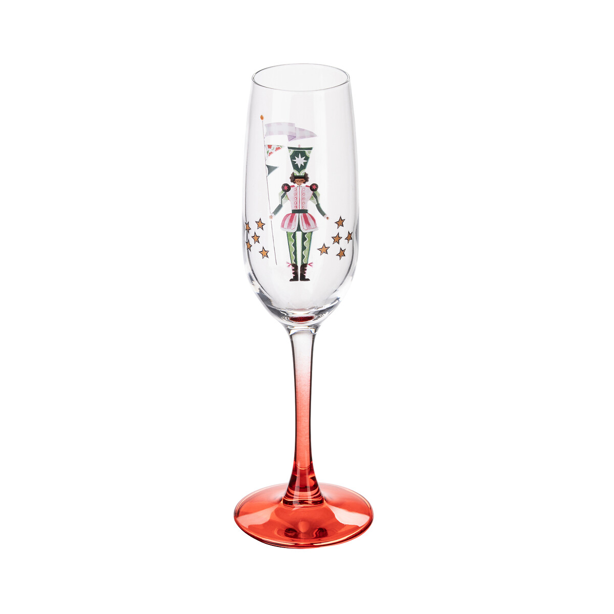 Set of 2 Nutcracker Champagne Flutes red, CATH KIDSTON