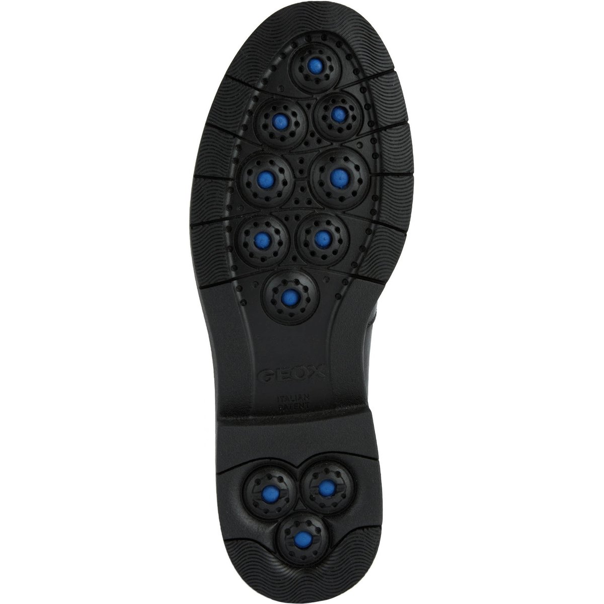 Mocassins en cuir respirant Spherica EC1 noir, GEOX