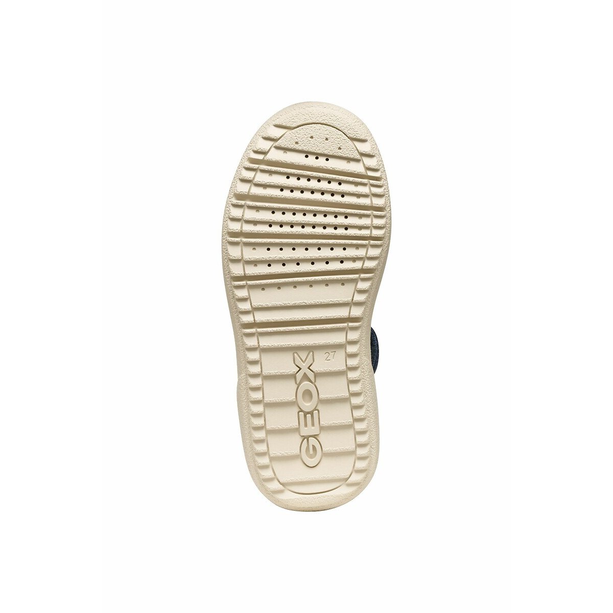 Ademende hoge sneakers Theleven kastanje/ivoor, GEOX