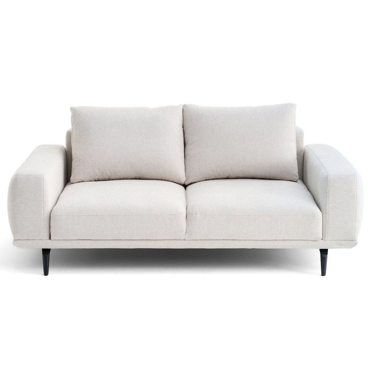 Canapé fixe 2 places - VICENCE beige, BEST MOBILIER