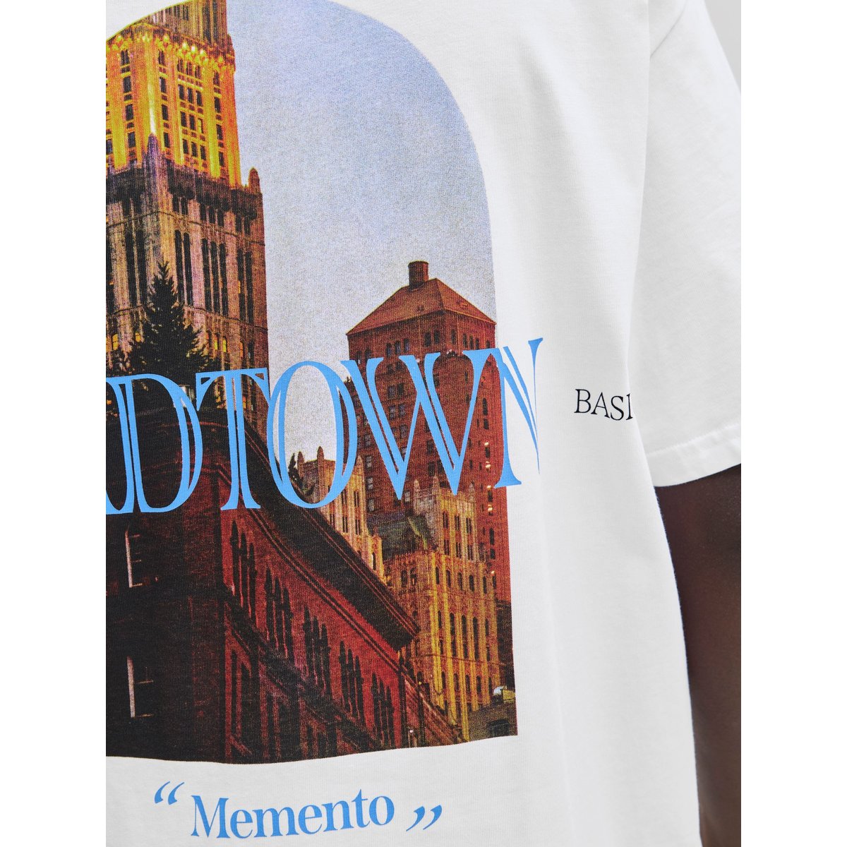 T-Shirt bright white, JACK & JONES