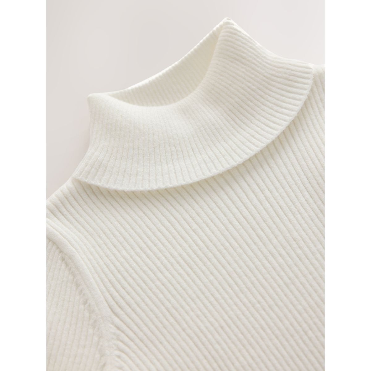 Pull col roulé crème, NEXT