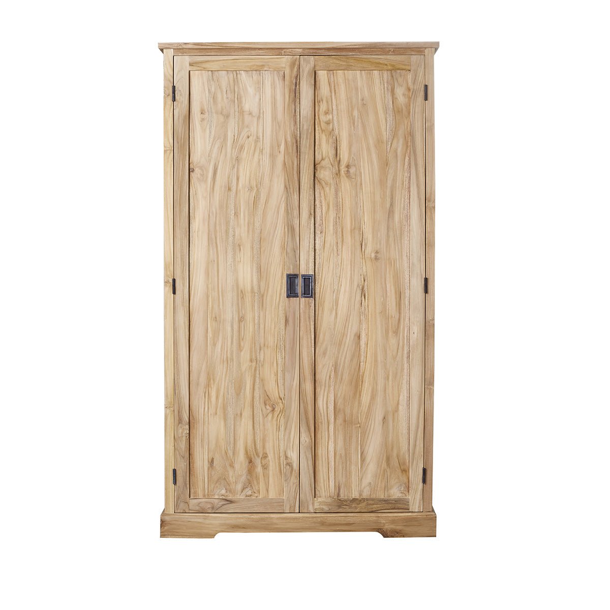 Armoire 2 portes en teck massif ALDO naturel, BERAH GETAH