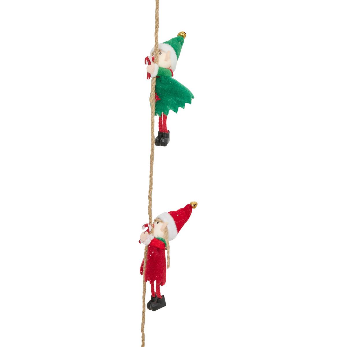 Guirlande 5 lutins grimpeurs 1,4 m multicolore, FEERIC LIGHTS & CHRISTMAS