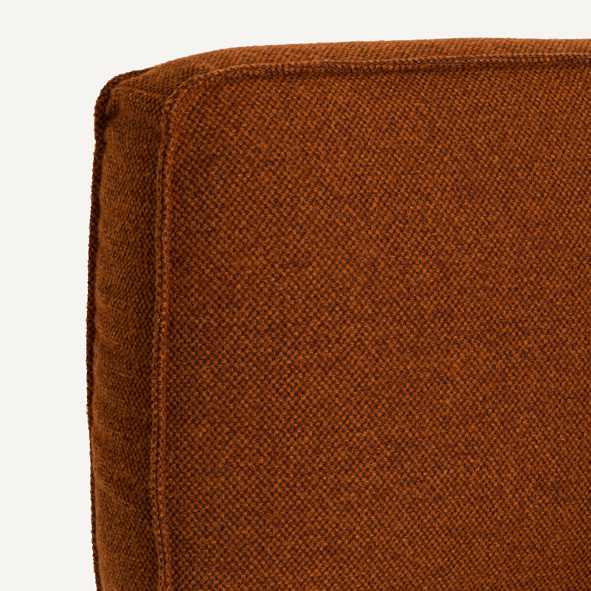 Kussens in geweven mêlee polyester voor fauteuil Dilma auburn, AM.PM