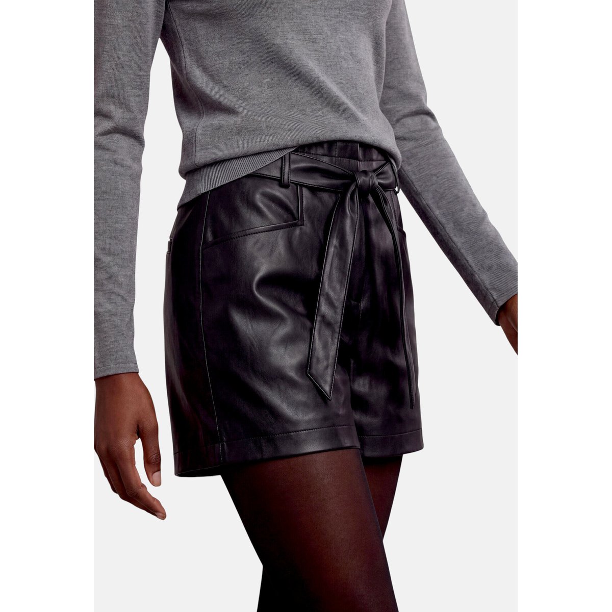 Short à ceinture à nouer black beauty, ZERO