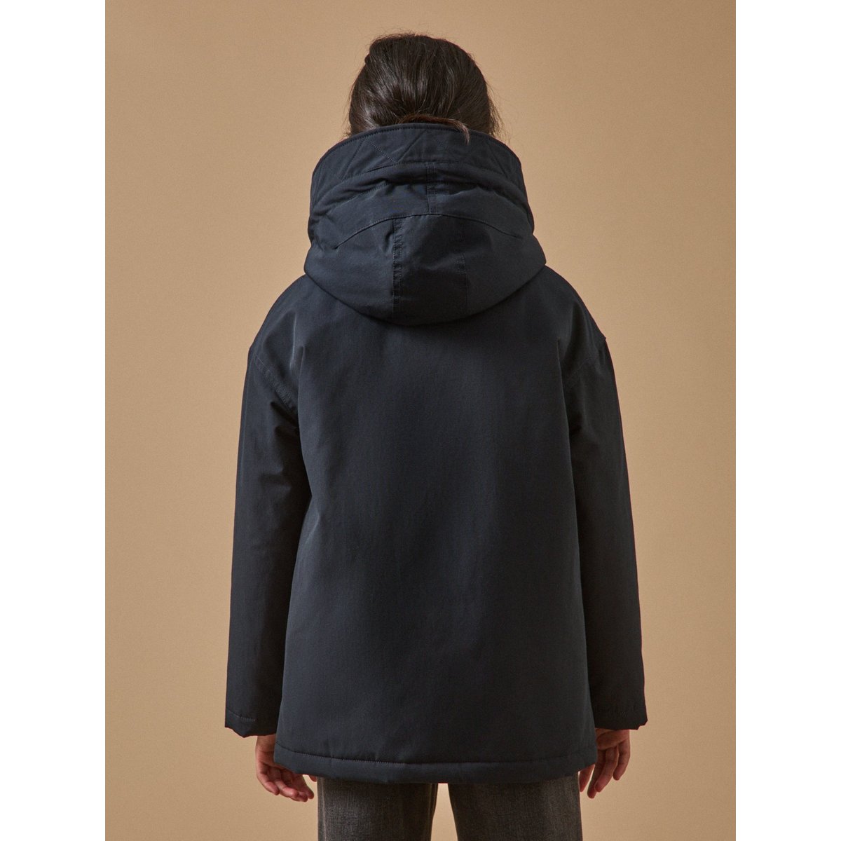 Parka doublée léopard marine, CYRILLUS