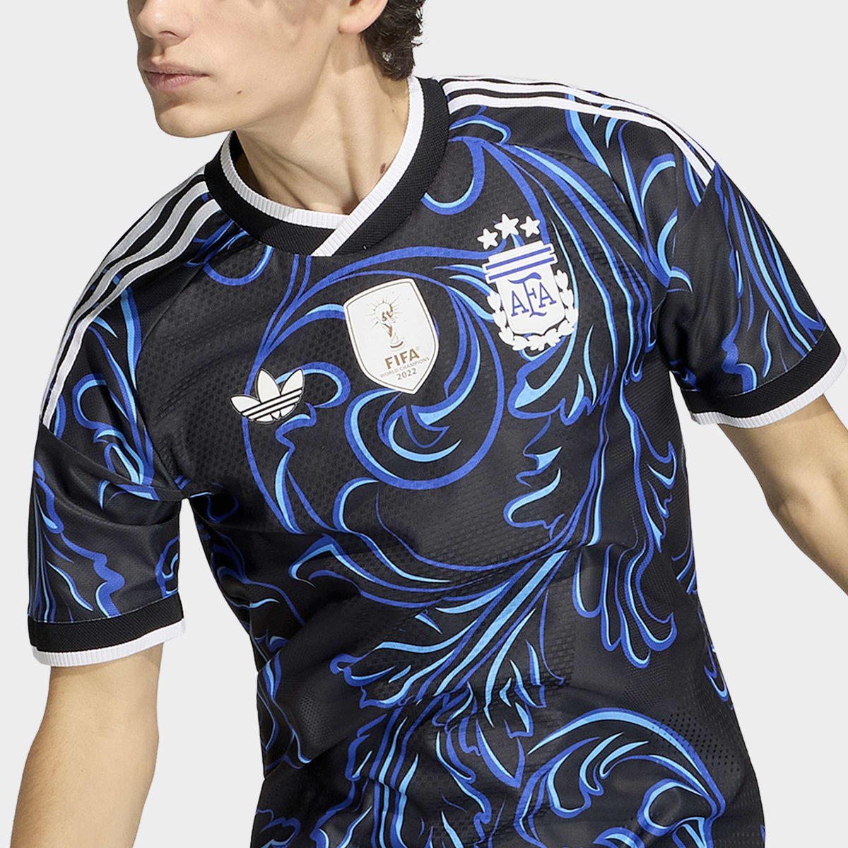 Maillot Extérieur Argentine 26 Authentique Maillot Extérieur Argentine 26 Authentique black / lucid blue / blue burst, adidas Performance