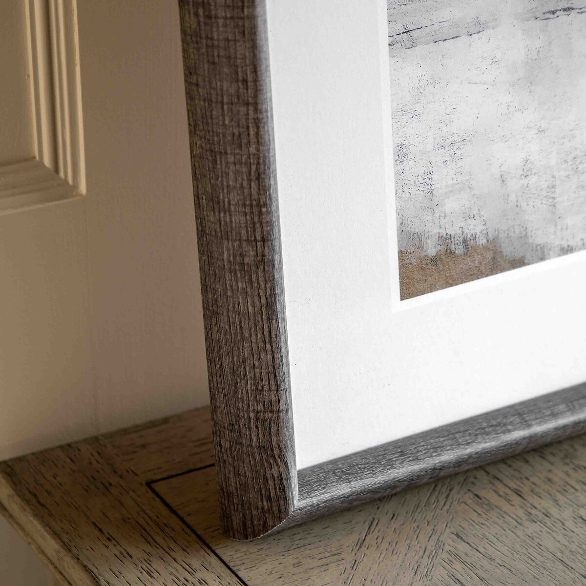 Set of 2 Drift Away Framed Art grey, ÉDITÉ