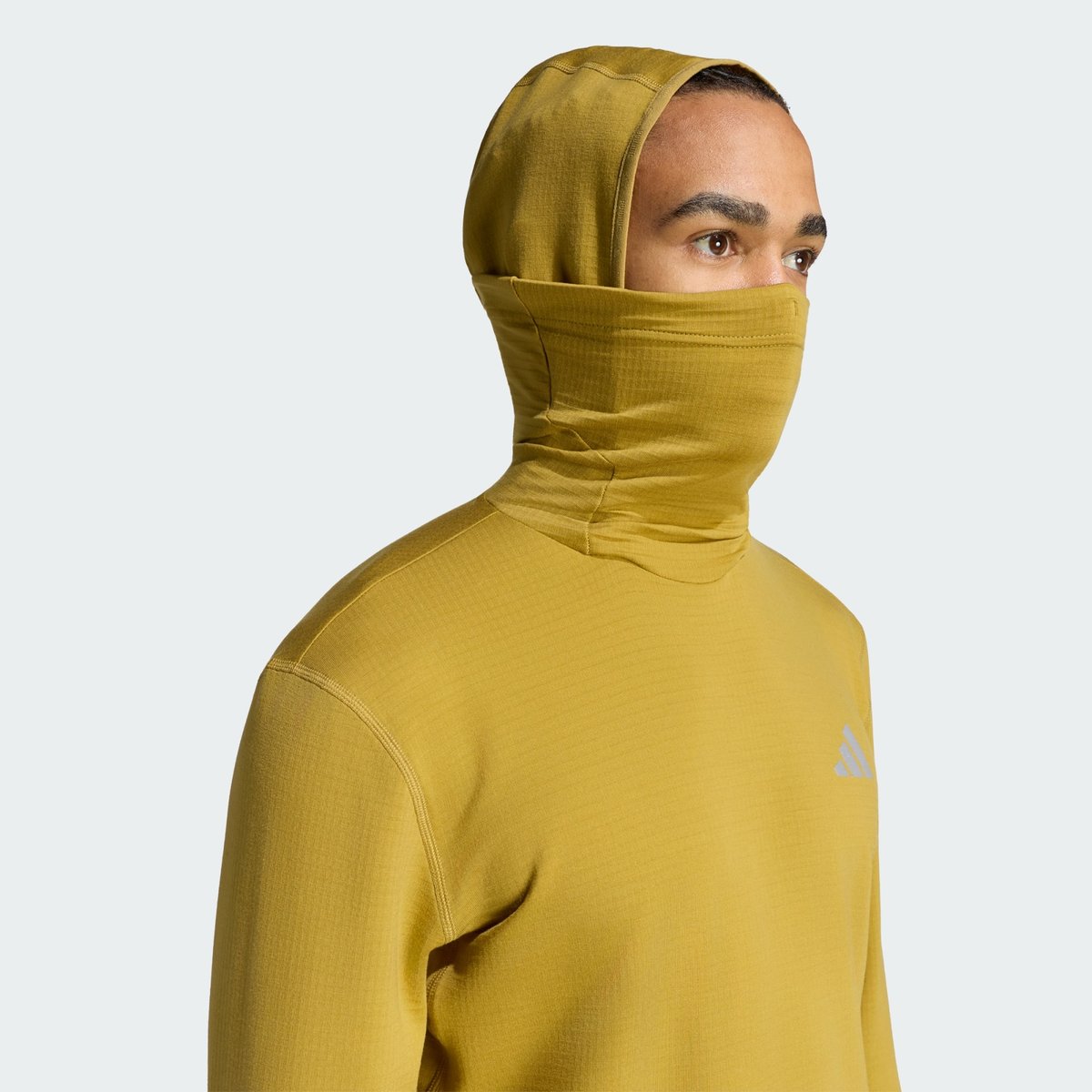 Veste De Survêtement Manches Longues À Capuche Adi365 Running Essentials Winterized sand green, adidas Performance