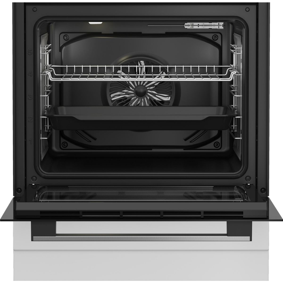 Cuisinière vitrocéramique W6V8LCSW couleur unique, WHIRLPOOL