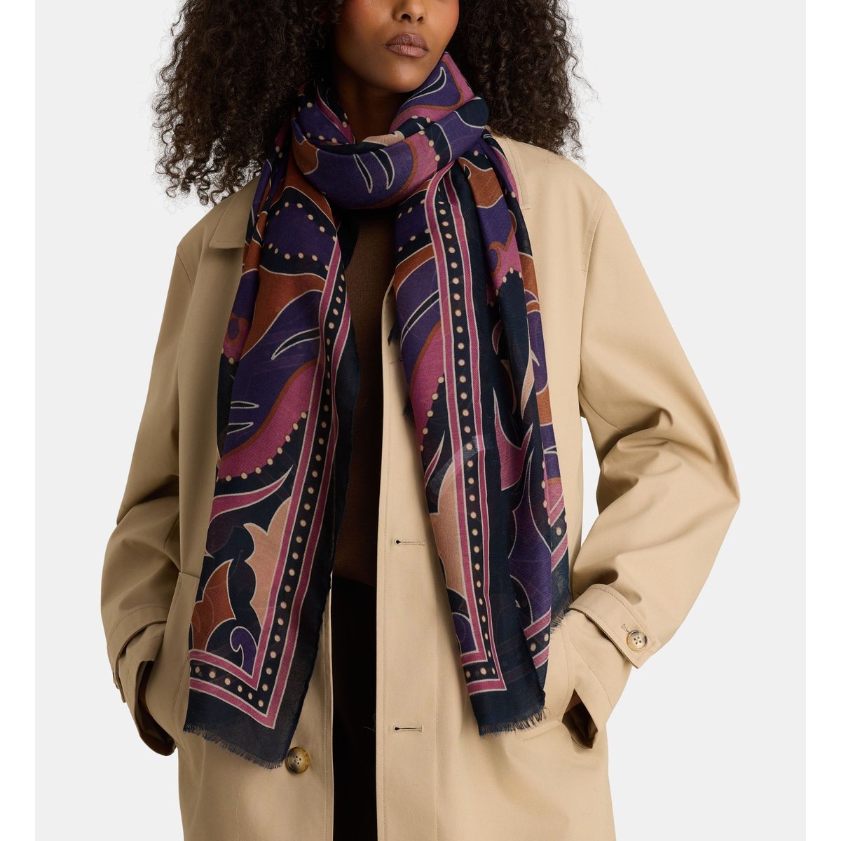 Etole lornelle motif western violet, GALERIES LAFAYETTE