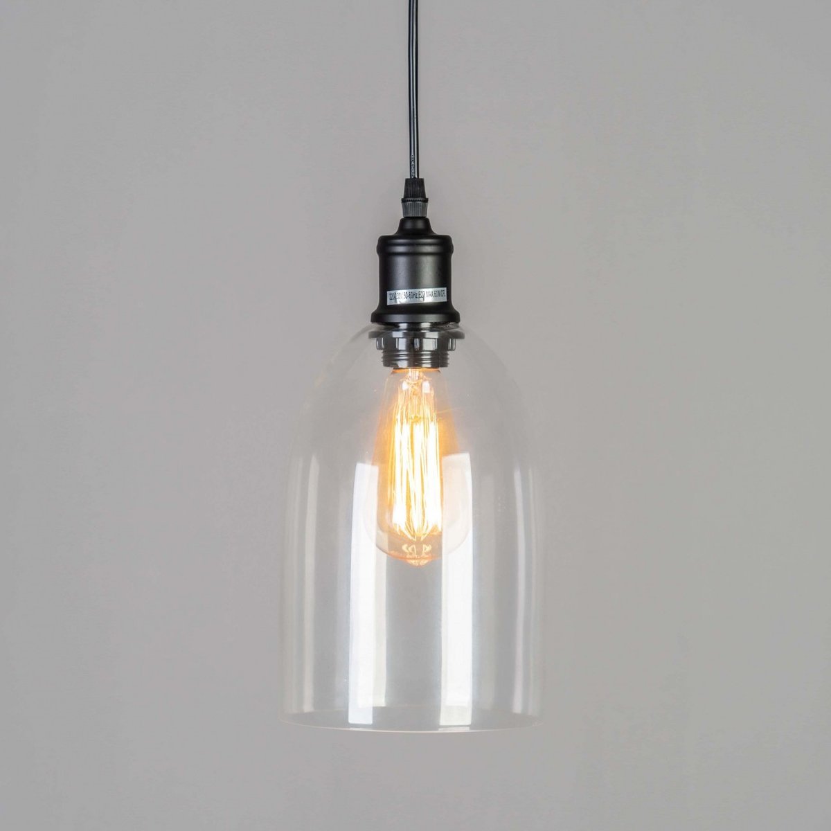 Suspension cloche verre transparent - GLORIA transparent, KOSILUM
