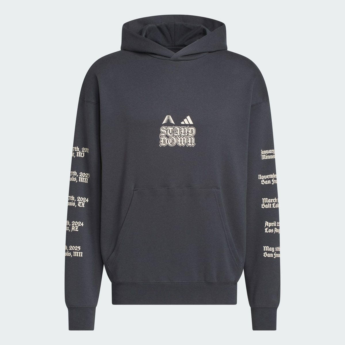 Sweat-Shirt À Capuche Anthony Edwards Stan Down night grey, adidas Performance