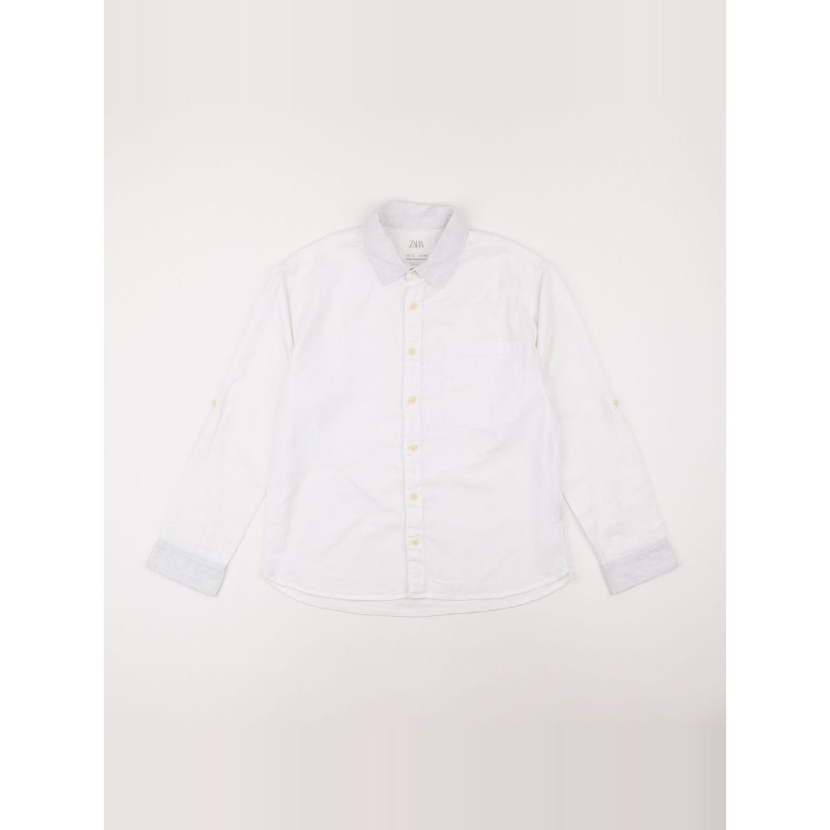 Chemise - Très bon état blanc, ZARA