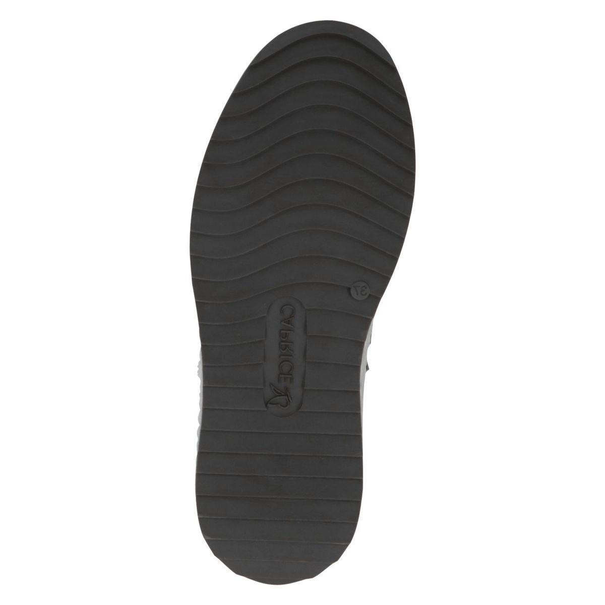 Bottine en cuir gris graphite, CAPRICE