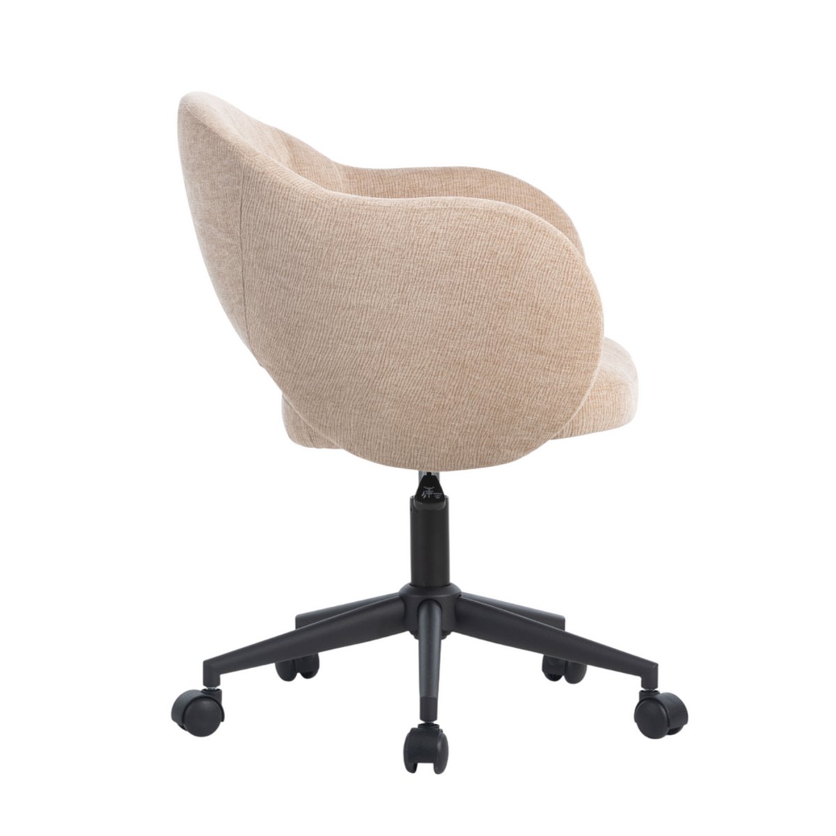 Chaise de bureau reglable tissu sable, ZAGO
