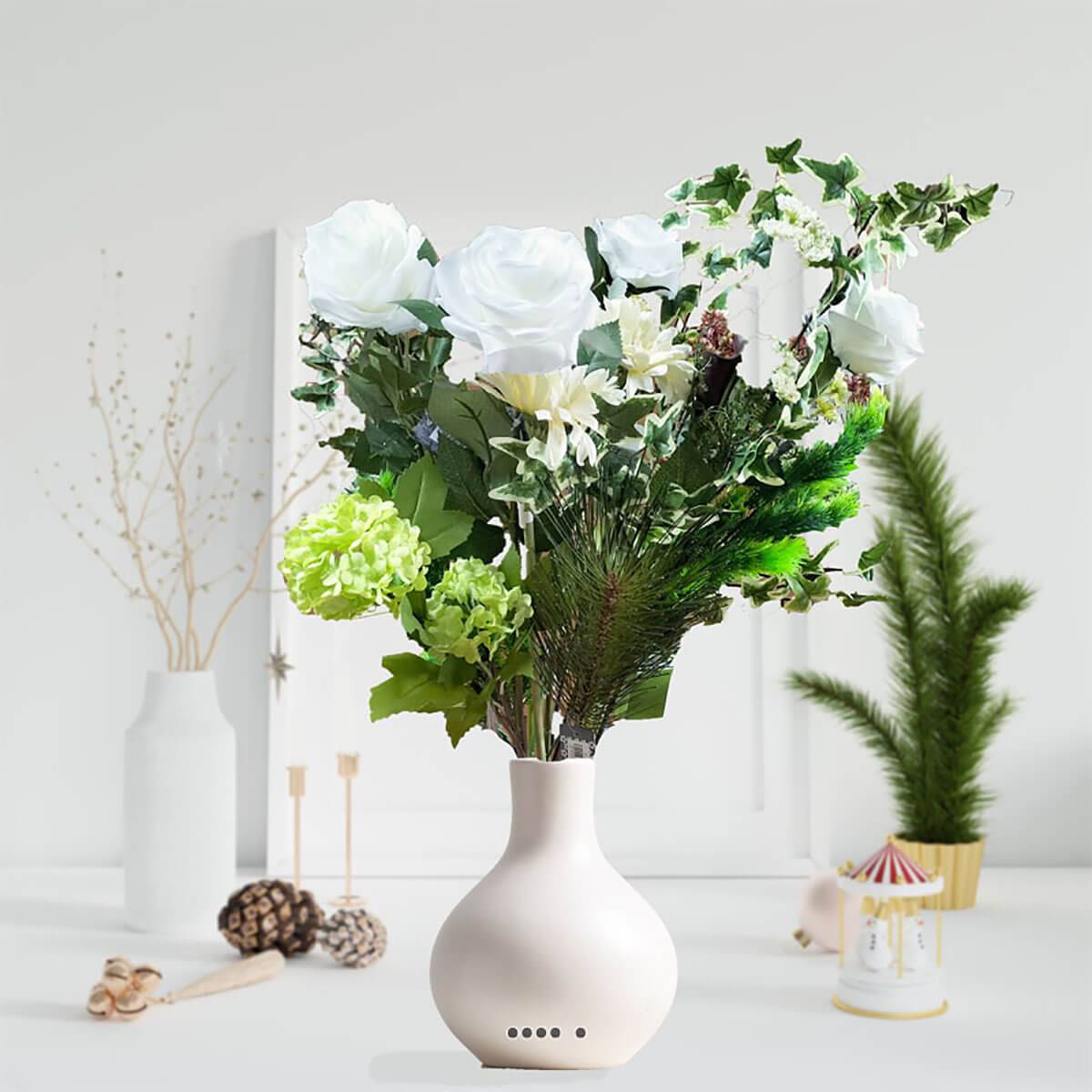 Superbe bouquet de fleurs artificielles créat multicouleur, ARTIFICIELLES