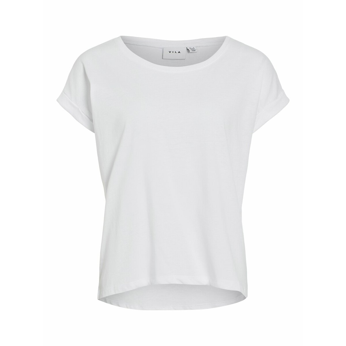 T-shirt in jersey bianco, VILA
