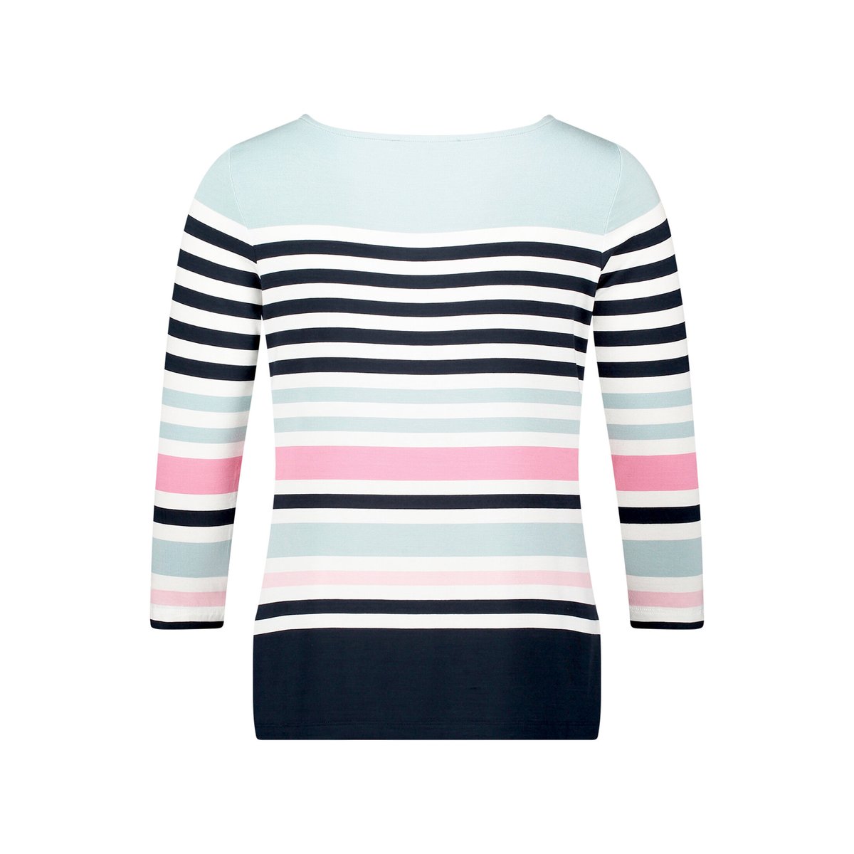 T-shirt basique à encolure bateau mint/dark blue, BETTY BARCLAY