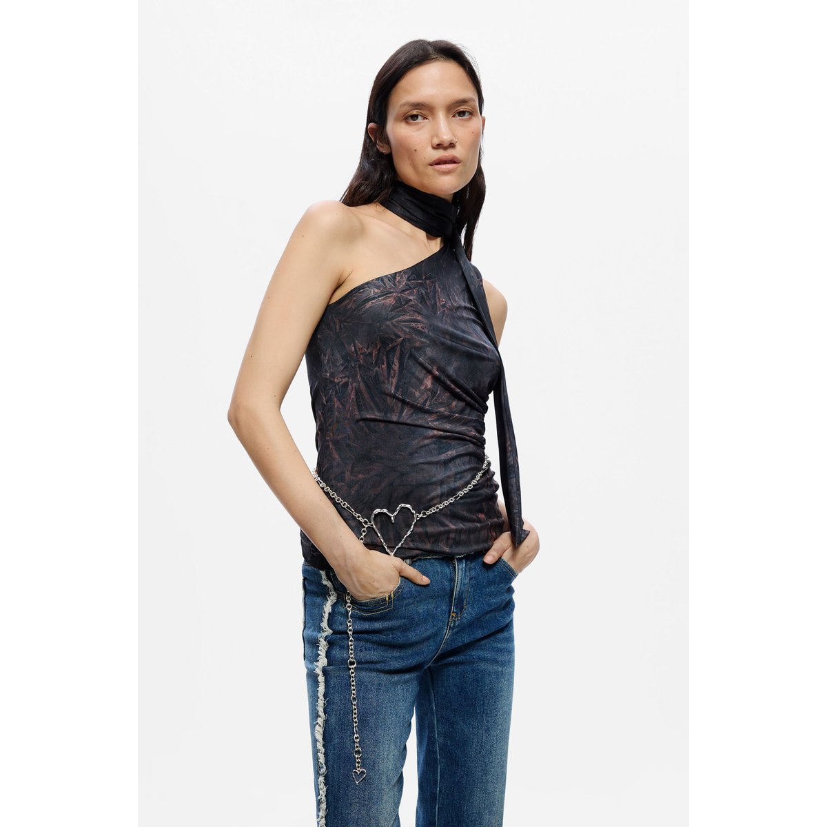 Ceinture cœurs zalio multicolore, DESIGUAL