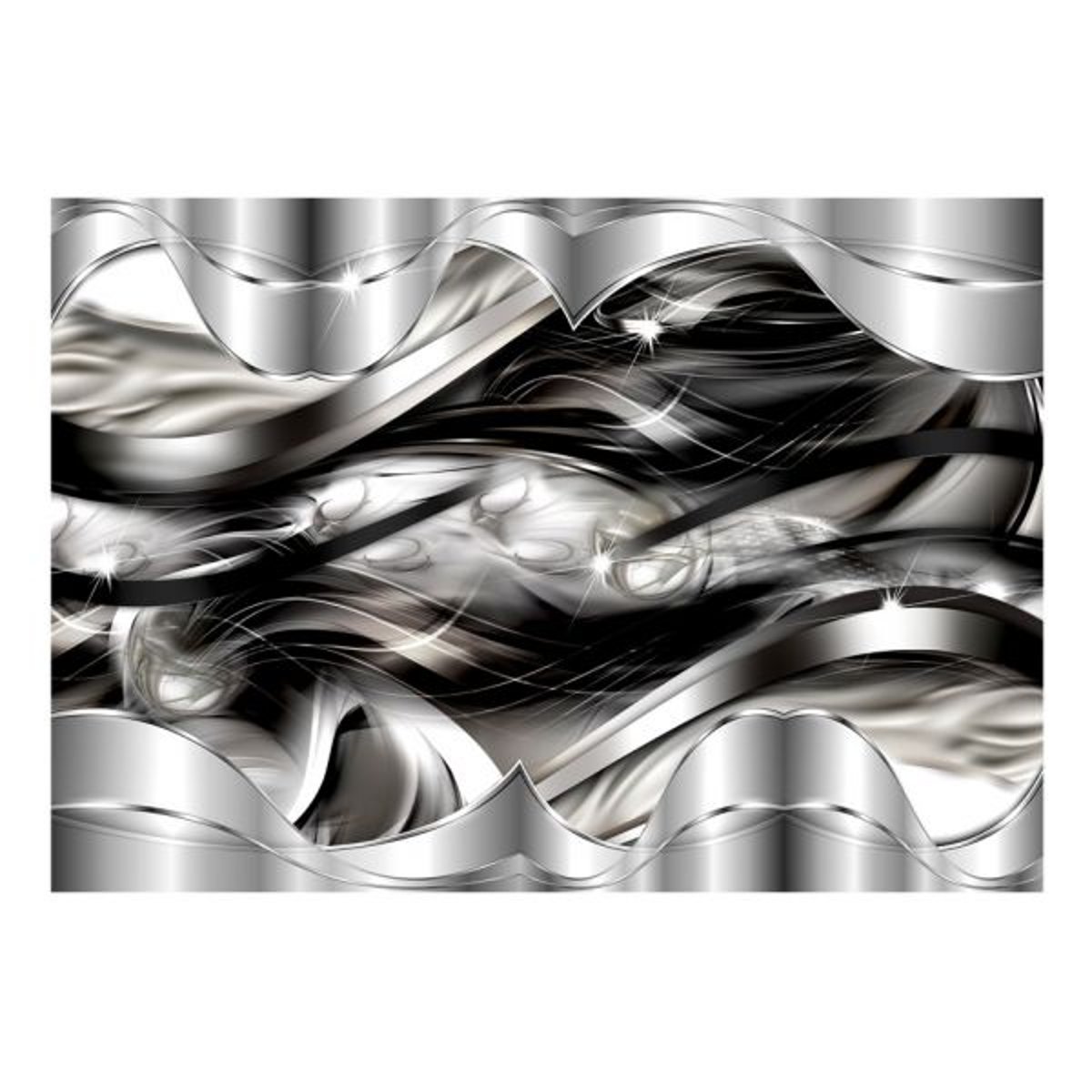 Papier peint intissé panoramique Abstractions Brouillards noir, EDEN