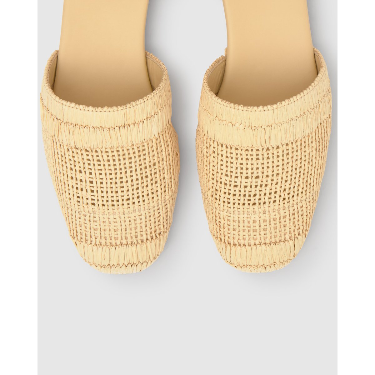 Espadrilles plates en raphia naturel GOLDIE beige, CASTANER