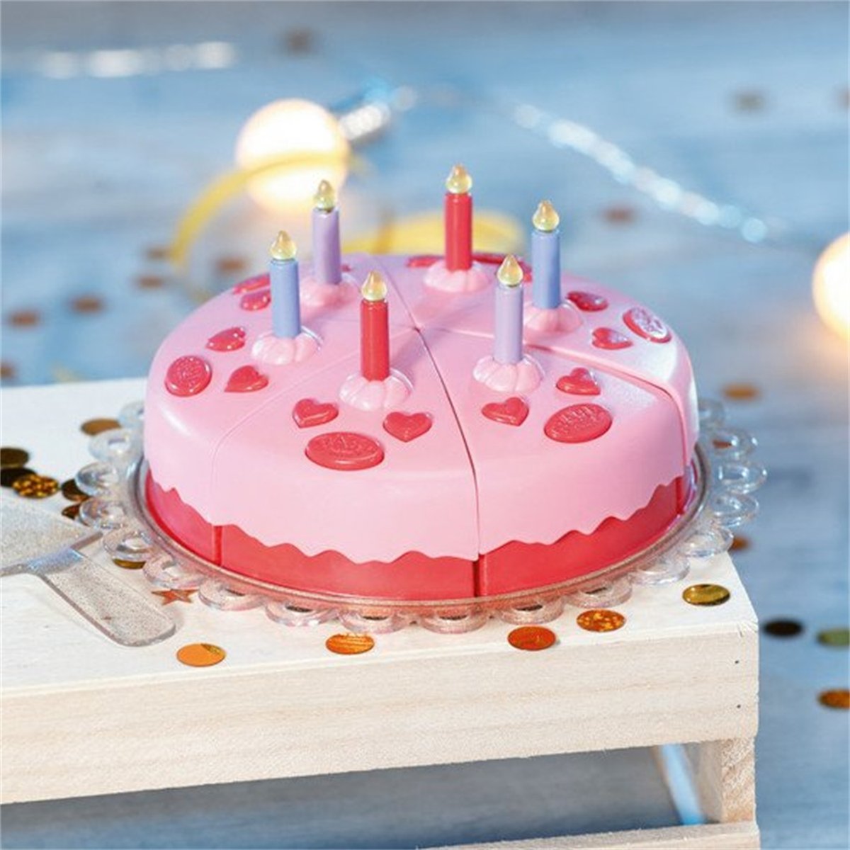 BABY born Deluxe Happy Birthday Set 43cm rose, ZAPF CREATION