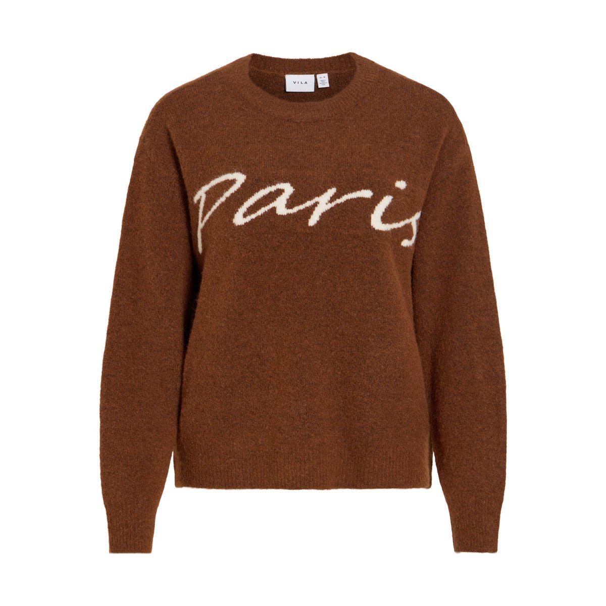 Pull En Maille chocolate brown, VILA