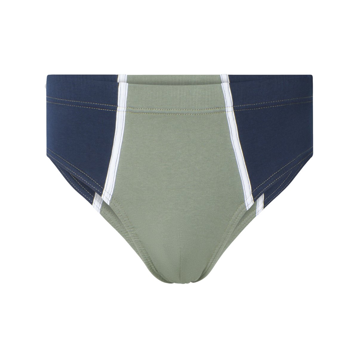 Lot de 4 slips WASMUT olive bleu foncé, JAN VANDERSTORM