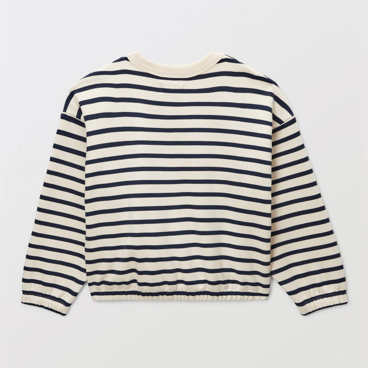 Sweat à rayures marine, MONOPRIX