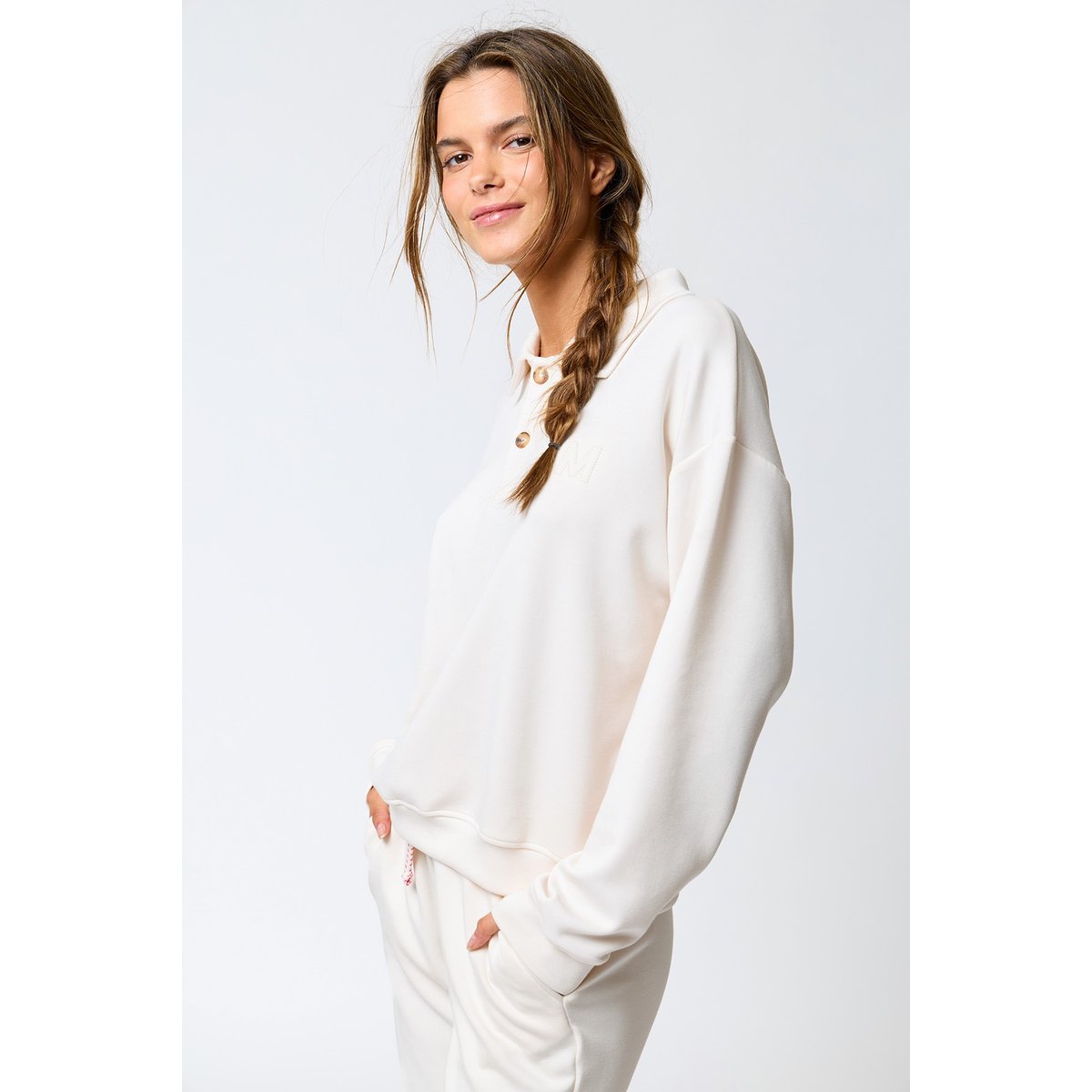 Sweatshirt Leighton - BAYJOY beige, BANANA MOON