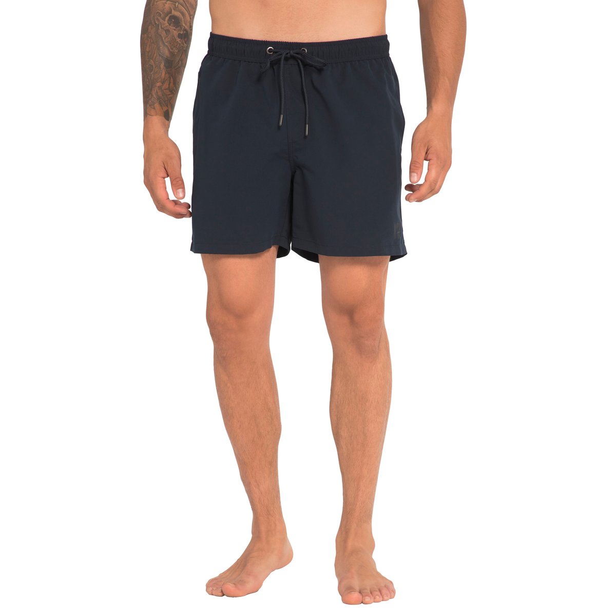 Shorts de bain avec taille élastique noir, JP1880