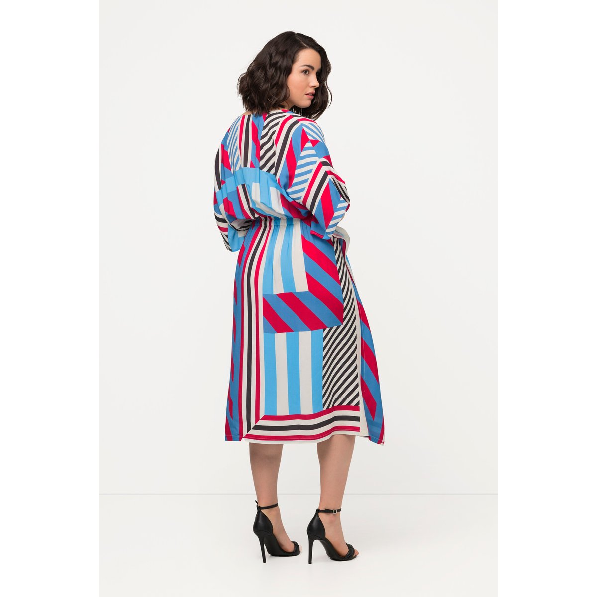 Robe midi oversize rouge salsa, ULLA POPKEN