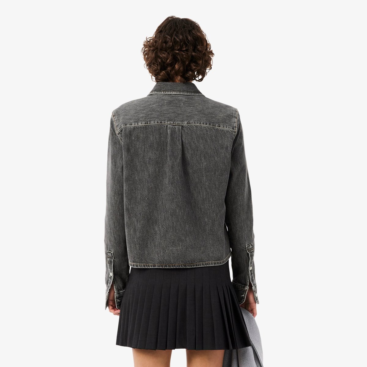 Chemise denim léger regular fit gris-0l5, LACOSTE